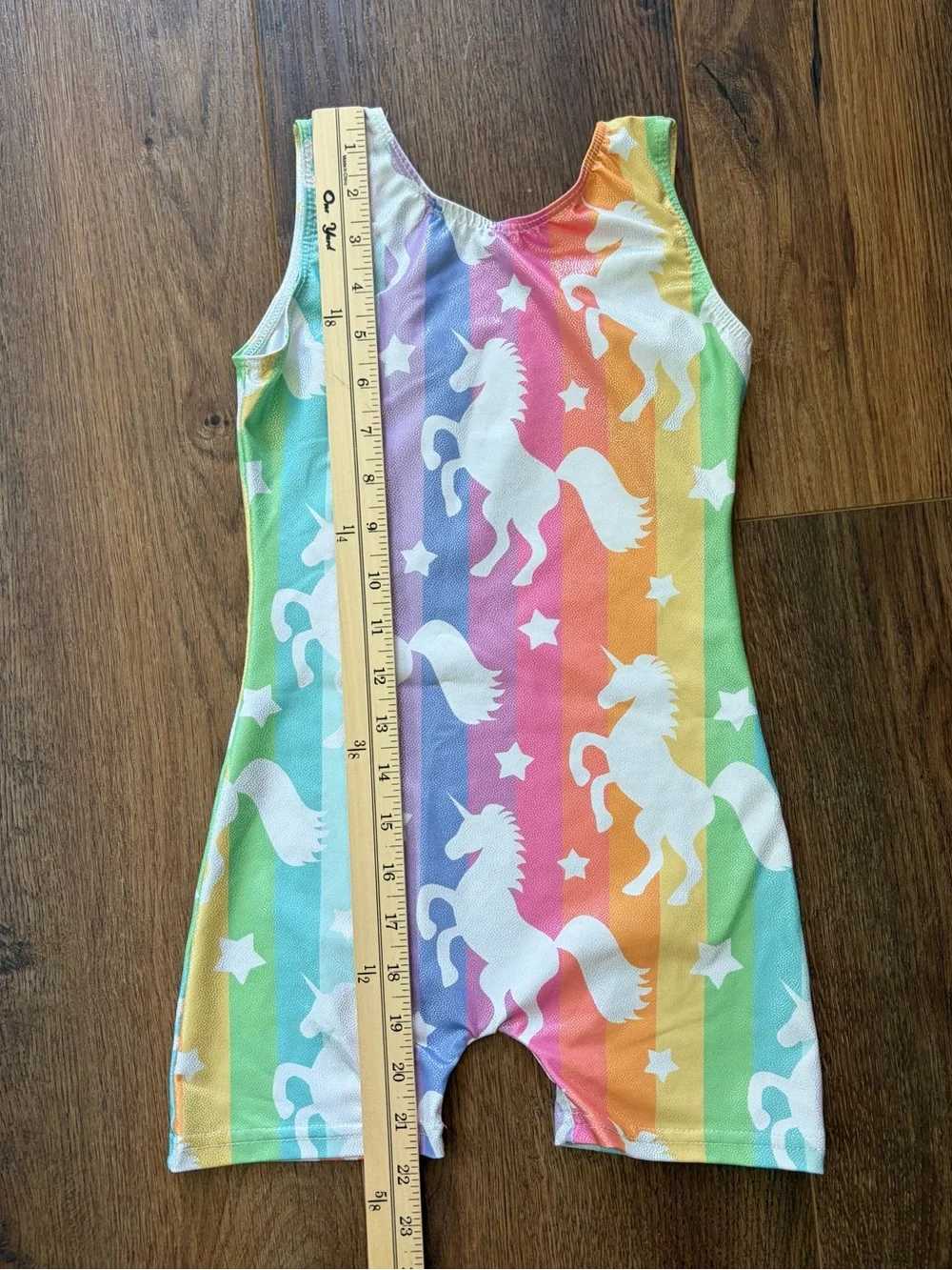 Girls Unicorn Rainbow Leotard